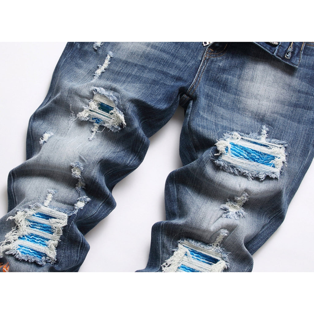 Amiri Jeans Ripped Stretch Jeans