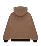 Sp5der T&F Zip-Up Hoodie Brown/Red