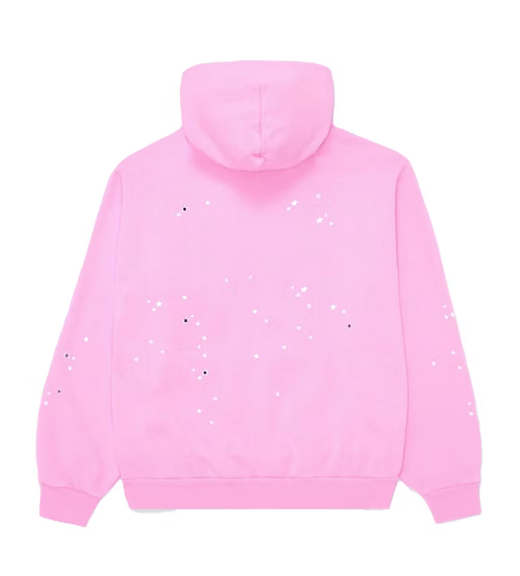Sp5der Pink Atlanta Hoodie